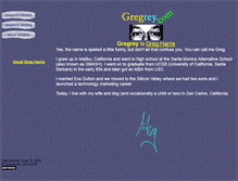 Tablet Screenshot of gregrey.com